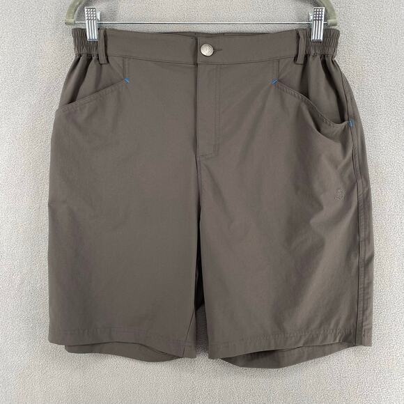 Haimont Ripstop Shorts Womens 32 Gray Nylon Lightweight Outdoor Hiking Stretch - Picture 1 of 10